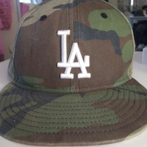 Camo LA dodger hat